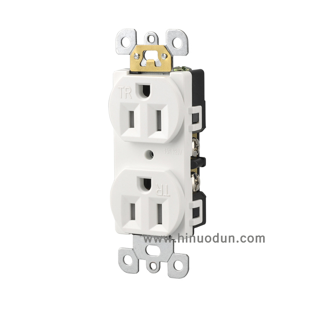 NTSTA15 15A White Tamper Resistant Duplex Receptacle